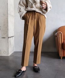 ストレッチドローストリングテーパードパンツ