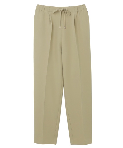 andme（アンドミー）の「ストレッチドローストリングテーパードパンツ（スラックス・レディース・ブラック/ネイビー/オフホワイト/カーキ/ライトブラウン/ライトベージュ/テラコッタ/ブルーグリーン/ローズ/ライトグレー/ライトオリーブ・S/M/L）」の14枚目の写真