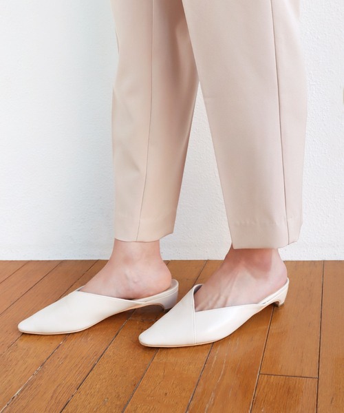 ストレッチドローストリングセンタープレステーパードパンツウエストゴム