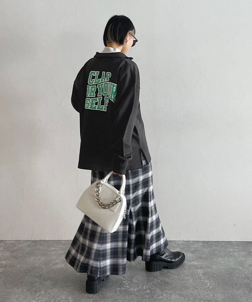 PAGEBOY（ページボーイ）の「オンブレチェックマーメイドスカート（スカート・レディース・オフホワイト/ブラック・FREE）」の20枚目の写真