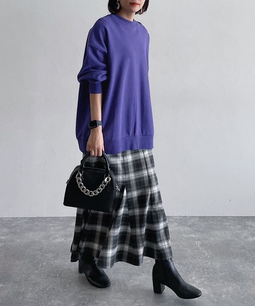 PAGEBOY（ページボーイ）の「オンブレチェックマーメイドスカート（スカート・レディース・オフホワイト/ブラック・FREE）」の22枚目の写真