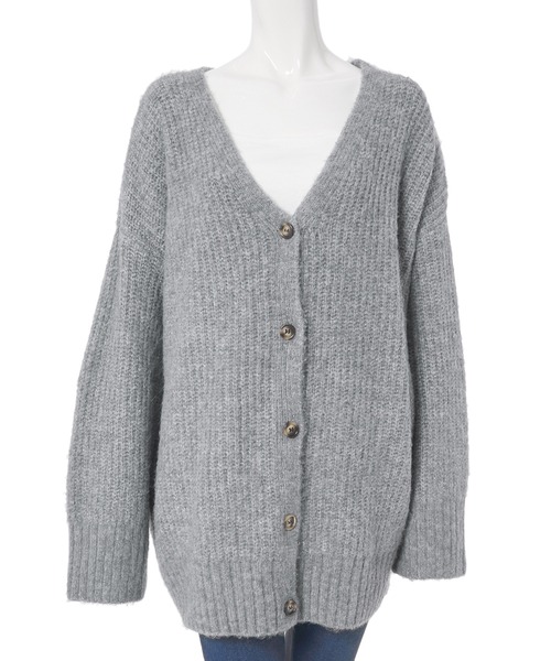 fifth(フィフス)の「ルーズニットカーディガン(カーディガン/ボレロ・レディース・ブラック/グレー/パープル・MEDIUM)」の11枚目の写真