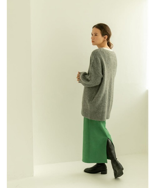 fifth(フィフス)の「ルーズニットカーディガン(カーディガン/ボレロ・レディース・ブラック/グレー/パープル・MEDIUM)」の19枚目の写真