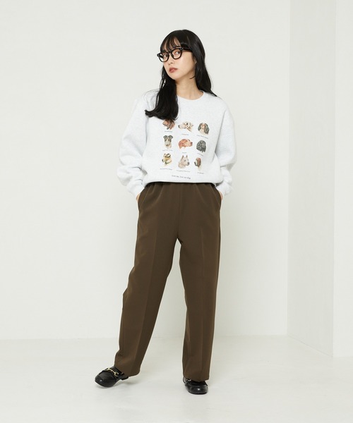 FREAK'S STORE（フリークスストア）の「センタープレスイージーパンツ（その他パンツ・レディース・ブラウン/ブラック/サンドグレー/ブルーグレー/グリーン・マルチサイズ）」の12枚目の写真