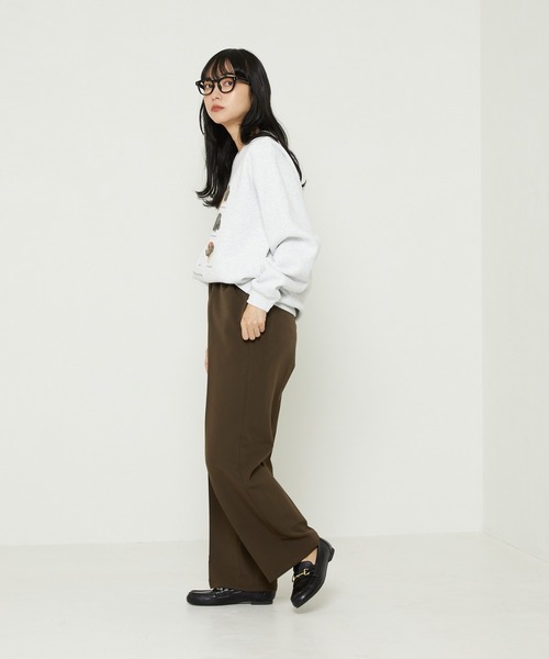 FREAK'S STORE（フリークスストア）の「センタープレスイージーパンツ（その他パンツ・レディース・ブラウン/ブラック/サンドグレー/ブルーグレー/グリーン・マルチサイズ）」の15枚目の写真