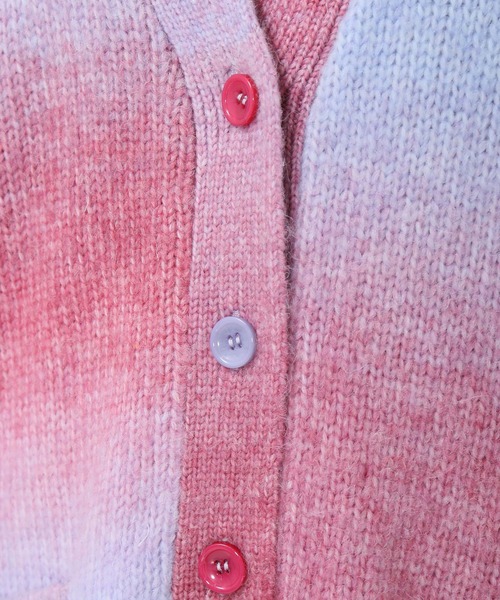 AS KNOW AS PINKY（アズノゥアズピンキー）の「だんだん染まりゆくニットカーディガン（カーディガン/ボレロ・レディース・ピンク系その他/オレンジ系その他/レインボー・FREE）」の15枚目の写真