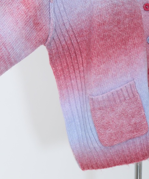 AS KNOW AS PINKY（アズノゥアズピンキー）の「だんだん染まりゆくニットカーディガン（カーディガン/ボレロ・レディース・ピンク系その他/オレンジ系その他/レインボー・FREE）」の19枚目の写真