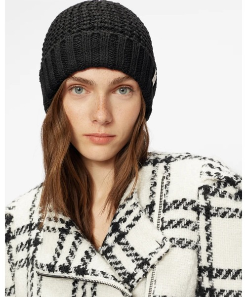 Ted Baker(テッドベーカー)の「BEKA ワッフルテクスチャー ビーニー(ニットキャップ)(ニットキャップ/ビーニー・レディース・ブラック・O/S)」の3枚目の写真