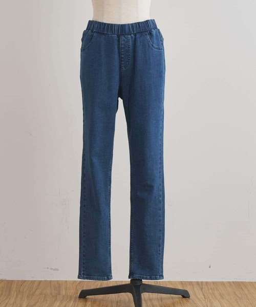 BEARDSLEY（ビアズリー）の「デニムパギンス（デニムパンツ・レディース・ブルー・1/0）」の4枚目の写真