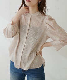 【WEB限定】スタンドカラーお上品ブラウス