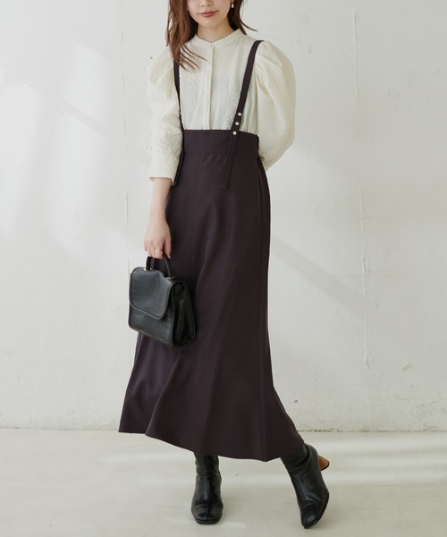 natural couture(ナチュラルクチュール)の「【WEB限定】スタンドカラーお上品ブラウス(シャツ/ブラウス・レディース・ブラック/アイボリー/ミント/その他1/その他2・FREE)」の20枚目の写真