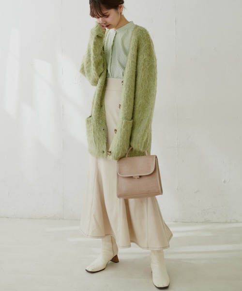 natural couture(ナチュラルクチュール)の「【WEB限定】スタンドカラーお上品ブラウス(シャツ/ブラウス・レディース・ブラック/アイボリー/ミント/その他1/その他2・FREE)」の17枚目の写真