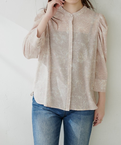 natural couture(ナチュラルクチュール)の「【WEB限定】スタンドカラーお上品ブラウス(シャツ/ブラウス・レディース・ブラック/アイボリー/ミント/その他1/その他2・FREE)」の22枚目の写真