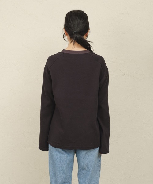 ONEME（ワンム）の「【 ONEME 】 オリエンタルヘンリープルオーバー（Tシャツ/カットソー・レディース・ブラック/ホワイト系その他・FREE）」の19枚目の写真