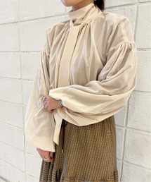 journal standard L'essage | STボイル/レーヨンフラワーボウタイブラウス◆(シャツ/ブラウス)
