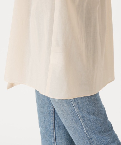 journal standard L'essage（ジャーナルスタンダードレサージュ）の「STボイル/レーヨンフラワーボウタイブラウス◆（シャツ/ブラウス・レディース・ネイビー/ナチュラル/グリーン系その他・FREE）」の12枚目の写真