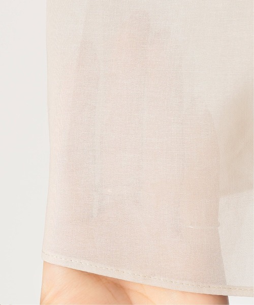 journal standard L'essage（ジャーナルスタンダードレサージュ）の「STボイル/レーヨンフラワーボウタイブラウス◆（シャツ/ブラウス・レディース・ネイビー/ナチュラル/グリーン系その他・FREE）」の21枚目の写真