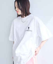U.S. POLO ASSN. /ユーエスポロアッスン 別注オーバーサイズ刺繍入りアソート半袖Tシャツ