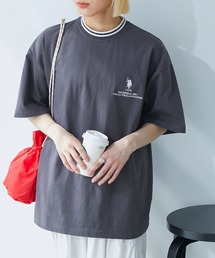 U.S. POLO ASSN. /ユーエスポロアッスン 別注オーバーサイズ刺繍入りアソート半袖Tシャツ