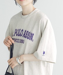 U.S. POLO ASSN. /ユーエスポロアッスン 別注オーバーサイズ刺繍入りアソート半袖Tシャツ