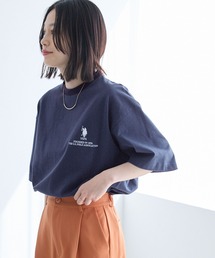 U.S. POLO ASSN. /ユーエスポロアッスン 別注オーバーサイズ刺繍入りアソート半袖Tシャツ