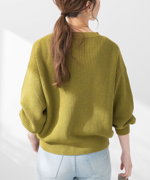 URBAN RESEARCH Sonny Label（アーバンリサーチサニーレーベル）の「バンブーコットンショートカーディガン2（カーディガン/ボレロ・レディース・オフホワイト/ベージュ系その他/グリーン系その他/ブラック・FREE）」の19枚目の写真