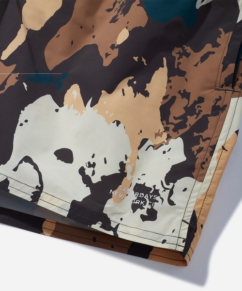 Saturdays NYC(サタデーズ ニューヨークシティ )の「Timothy Earth Camo Swimshort(その他パンツ・メンズ・その他・L/M/S/XL/X-SMALL)」の3枚目の写真