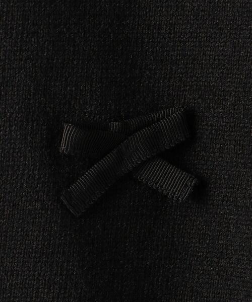 MUVEIL（ミュベール）の「＜MUVEIL（ミュベール）＞リボン カーディガン ■■■（カーディガン/ボレロ・レディース・ブラック・36）」の6枚目の写真