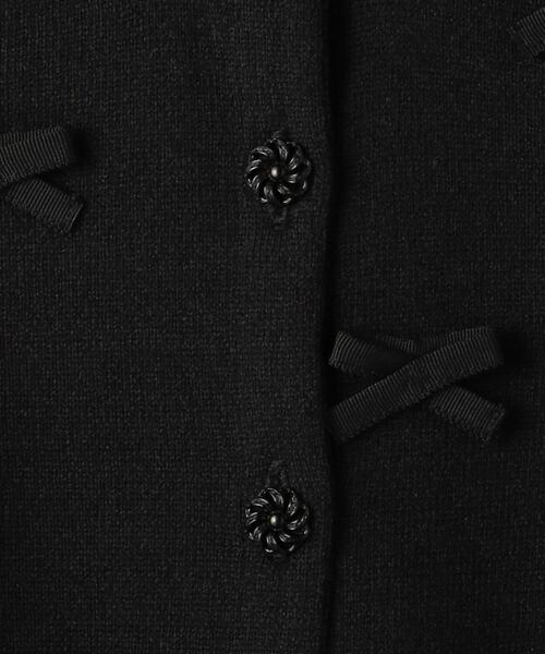 MUVEIL（ミュベール）の「＜MUVEIL（ミュベール）＞リボン カーディガン ■■■（カーディガン/ボレロ・レディース・ブラック・36）」の7枚目の写真