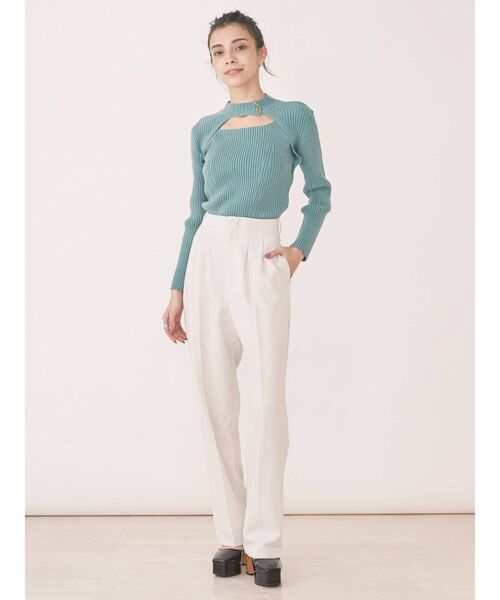 EVRIS（エヴリス）の「コードベルトルーズテーパードパンツ（その他パンツ・レディース・パープル/ブラック/アイボリー・SMALL/MEDIUM）」の19枚目の写真