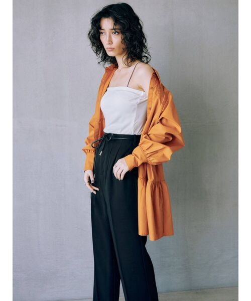 EVRIS（エヴリス）の「コードベルトルーズテーパードパンツ（その他パンツ・レディース・パープル/ブラック/アイボリー・SMALL/MEDIUM）」の13枚目の写真