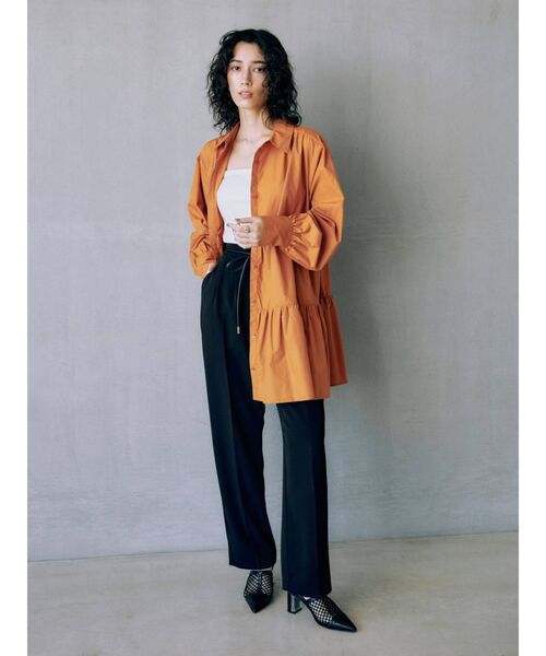 EVRIS（エヴリス）の「コードベルトルーズテーパードパンツ（その他パンツ・レディース・パープル/ブラック/アイボリー・SMALL/MEDIUM）」の12枚目の写真