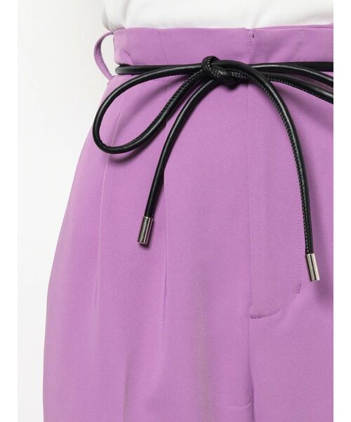 EVRIS（エヴリス）の「コードベルトルーズテーパードパンツ（その他パンツ・レディース・パープル/ブラック/アイボリー・SMALL/MEDIUM）」の6枚目の写真