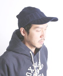 Denime | INDIGO KNIT BRIM CAP(ニットキャップ/ビーニー)