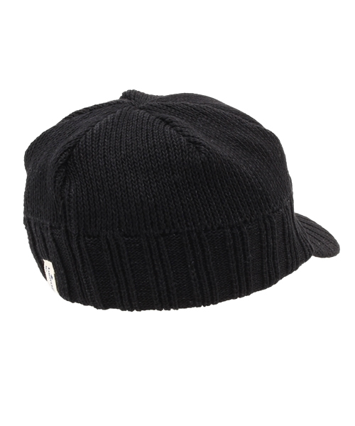 Denime（ドゥニーム）の「INDIGO KNIT BRIM CAP（ニットキャップ/ビーニー・メンズ・ネイビー/ブラック/インディゴブルー・FREE）」の5枚目の写真