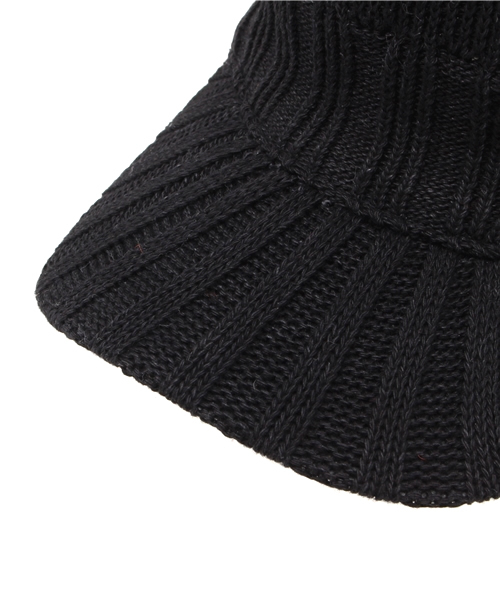 Denime（ドゥニーム）の「INDIGO KNIT BRIM CAP（ニットキャップ/ビーニー・メンズ・ネイビー/ブラック/インディゴブルー・FREE）」の7枚目の写真