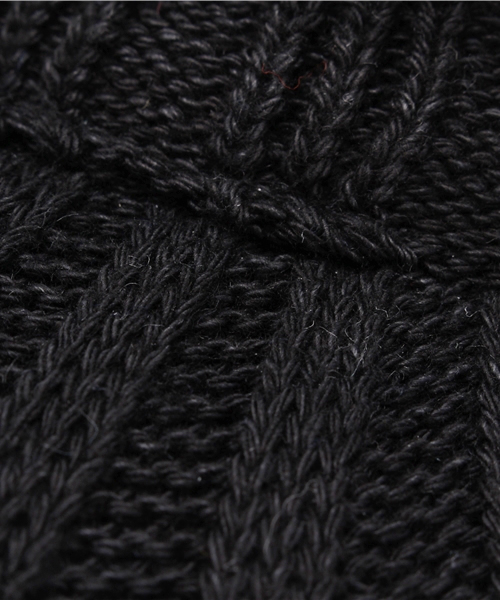 Denime（ドゥニーム）の「INDIGO KNIT BRIM CAP（ニットキャップ/ビーニー・メンズ・ネイビー/ブラック/インディゴブルー・FREE）」の10枚目の写真