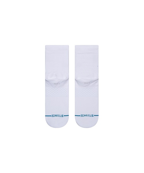 STANCE（スタンス）の「【STANCE/スタンス】LOGOMAN ST QTR NBAオフィシャルロゴクォーター丈ショートソックス（ソックス/靴下・メンズ・ホワイト/ブラック/レッド・LARGE）」の4枚目の写真