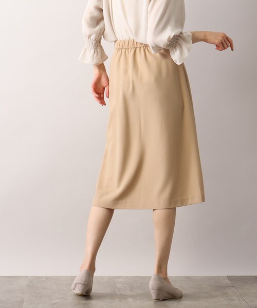 SOUP（スープ）の「◆洗える/サイドプリーツスカート（スカート・レディース・ベージュ/サンドベージュ/ライトパープル・11/15 /13/09/07）」の13枚目の写真