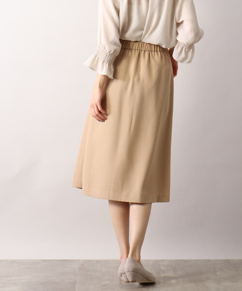 SOUP（スープ）の「◆洗える/サイドプリーツスカート（スカート・レディース・ベージュ/サンドベージュ/ライトパープル・11/15 /13/09/07）」の17枚目の写真