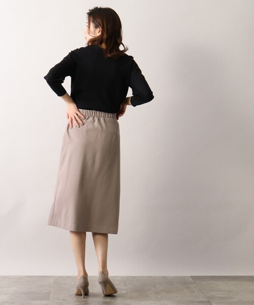 SOUP（スープ）の「◆洗える/サイドプリーツスカート（スカート・レディース・ベージュ/サンドベージュ/ライトパープル・11/15 /13/09/07）」の19枚目の写真