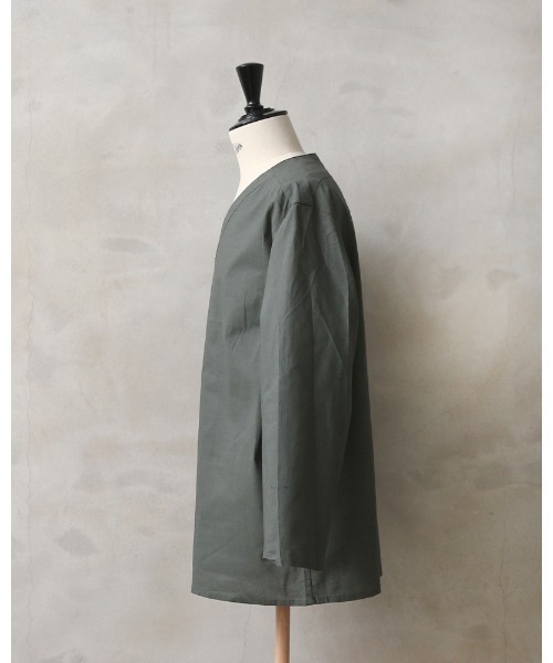 MILITARY（ミリタリー）の「実物 新品 デッドストック ロシア軍 80s Vネック スリーピングシャツ（シャツ/ブラウス・メンズ・グレー系その他・50/58/54/62）」の8枚目の写真
