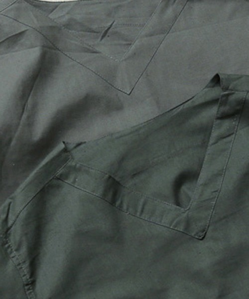 MILITARY（ミリタリー）の「実物 新品 デッドストック ロシア軍 80s Vネック スリーピングシャツ（シャツ/ブラウス・メンズ・グレー系その他・50/58/54/62）」の5枚目の写真