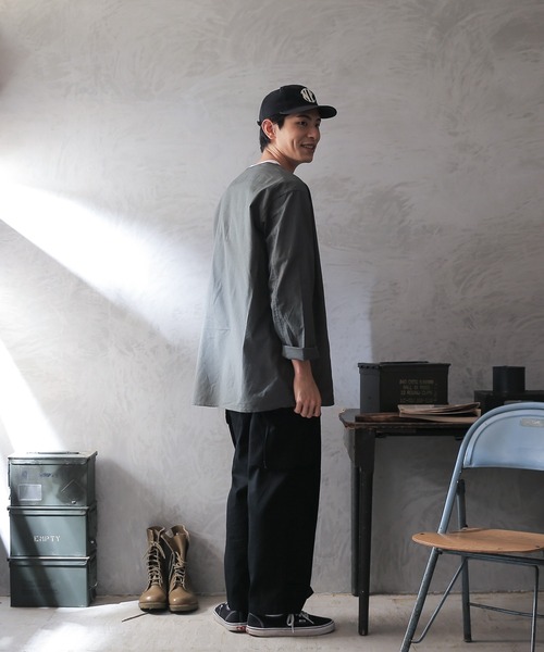 MILITARY（ミリタリー）の「実物 新品 デッドストック ロシア軍 80s Vネック スリーピングシャツ（シャツ/ブラウス・メンズ・グレー系その他・50/58/54/62）」の14枚目の写真