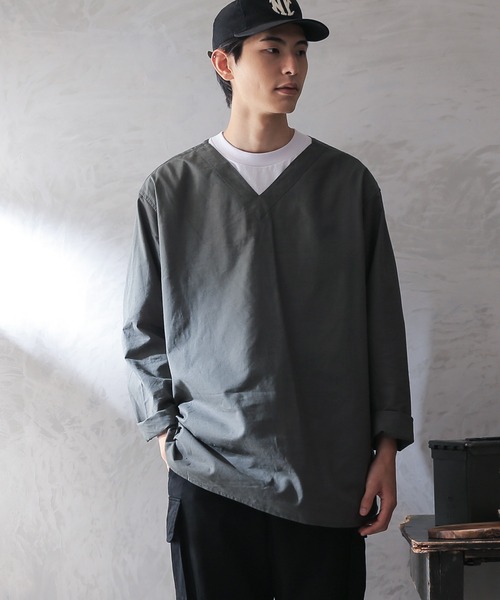 MILITARY（ミリタリー）の「実物 新品 デッドストック ロシア軍 80s Vネック スリーピングシャツ（シャツ/ブラウス・メンズ・グレー系その他・50/58/54/62）」の11枚目の写真