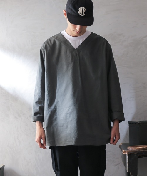 MILITARY（ミリタリー）の「実物 新品 デッドストック ロシア軍 80s Vネック スリーピングシャツ（シャツ/ブラウス・メンズ・グレー系その他・50/58/54/62）」の17枚目の写真