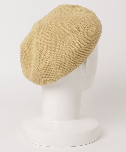 X-girl（エックスガール）の「SUMMER BERET（ハンチング/ベレー帽・レディース・ブラック/ベージュ・ONE SIZE）」の10枚目の写真