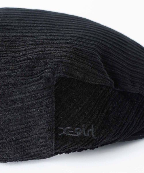 X-girl（エックスガール）の「SUMMER BERET（ハンチング/ベレー帽・レディース・ブラック/ベージュ・ONE SIZE）」の3枚目の写真