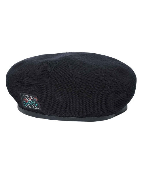 X-girl（エックスガール）の「SUMMER BERET（ハンチング/ベレー帽・レディース・ブラック/ベージュ・ONE SIZE）」の12枚目の写真