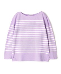 TOMORROWLAND（トゥモローランド）の「コットンボーダー ボートネックプルオーバー（Tシャツ/カットソー）」